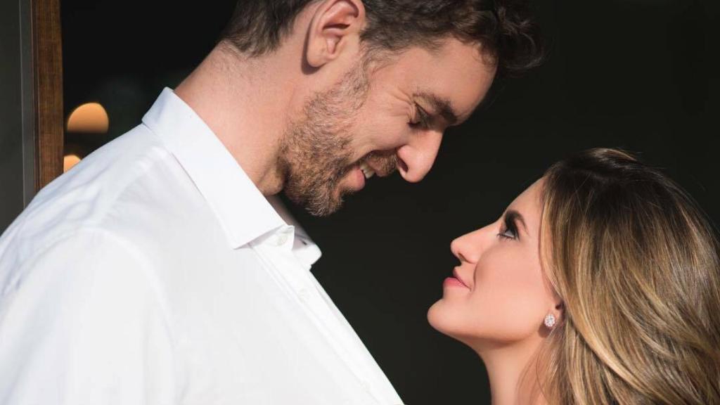 Pau Gasol y Catherine McDonnell.