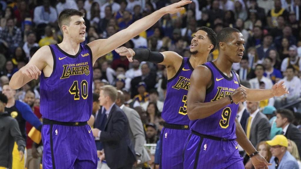 Jugadores de los Lakers