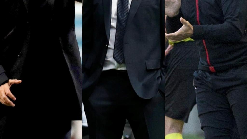 Asier Garitano, Julen Lopetegui y Eduardo Berizzo