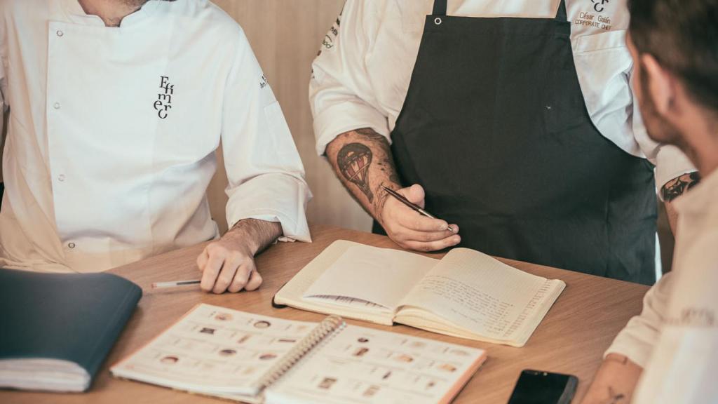 Joaquín Serrano y César Galán en Efímero