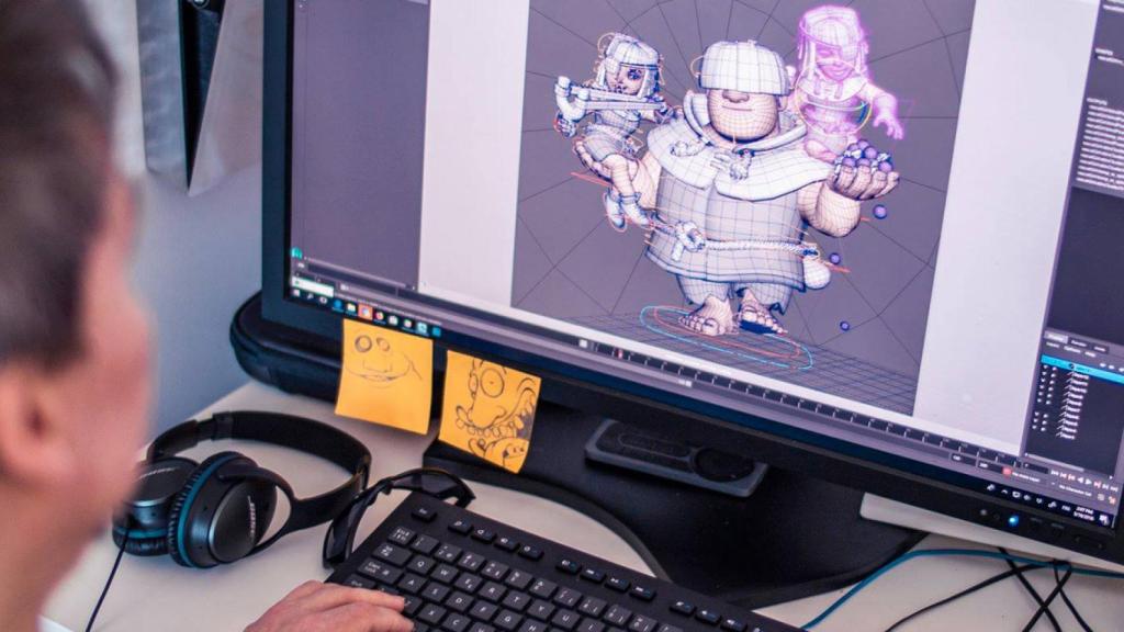 Un diseñador de Supercell, en las oficinas de la empresa en Helsinki.