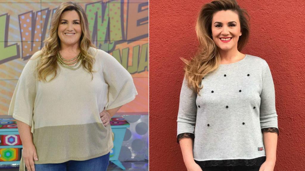 El antes y el después de Carlota Corredera.