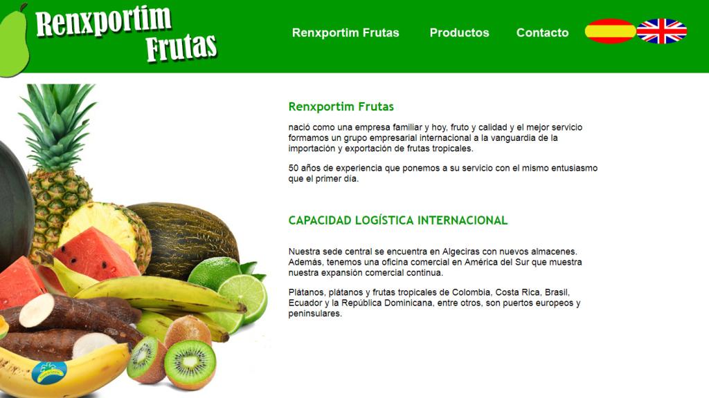 Captura de la página web investigada por la Policía Nacional.