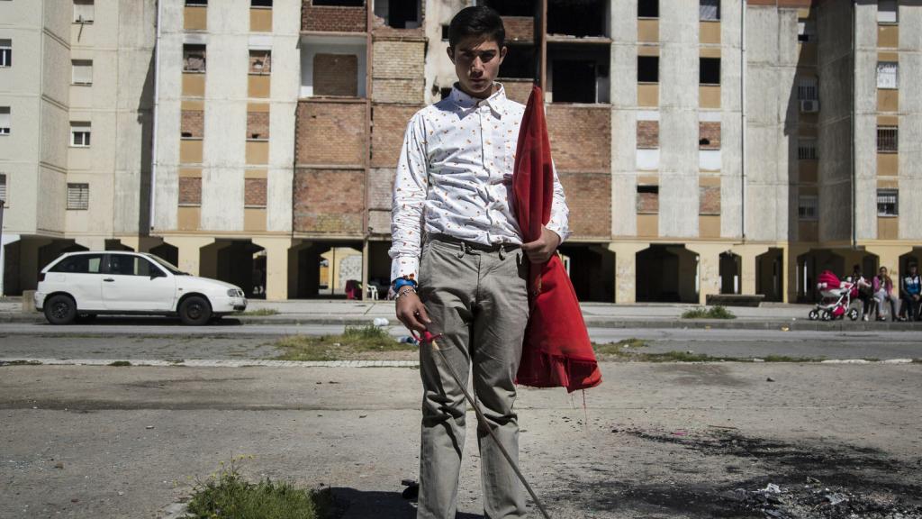 Lolillo Soto en Las Tres Mil Viviendas de Sevilla.