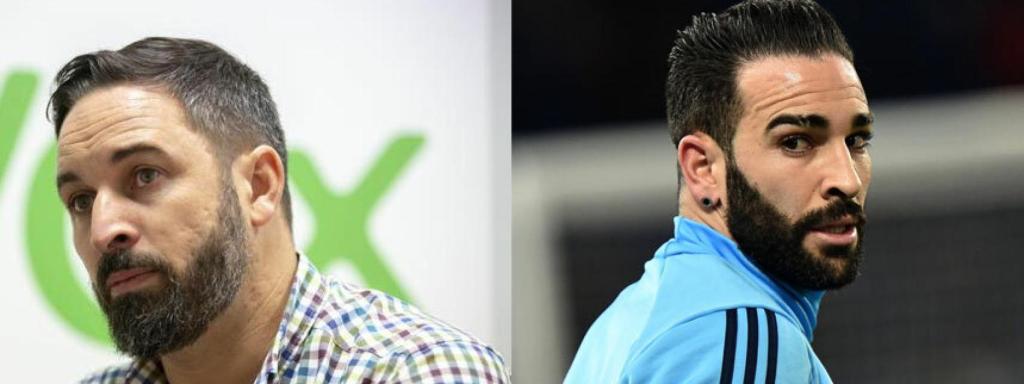 El asombroso parecido entre Abascal y el futbolista marroquí Adil Rami se debe a un lejano parentesco.