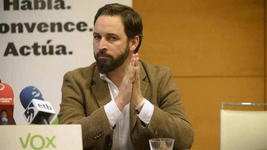 Santiago Abascal, líder de Vox.