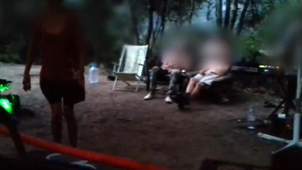 Asistentes de la fiesta rave que se celebró cerca de donde se cometió el crimen de Susqueda