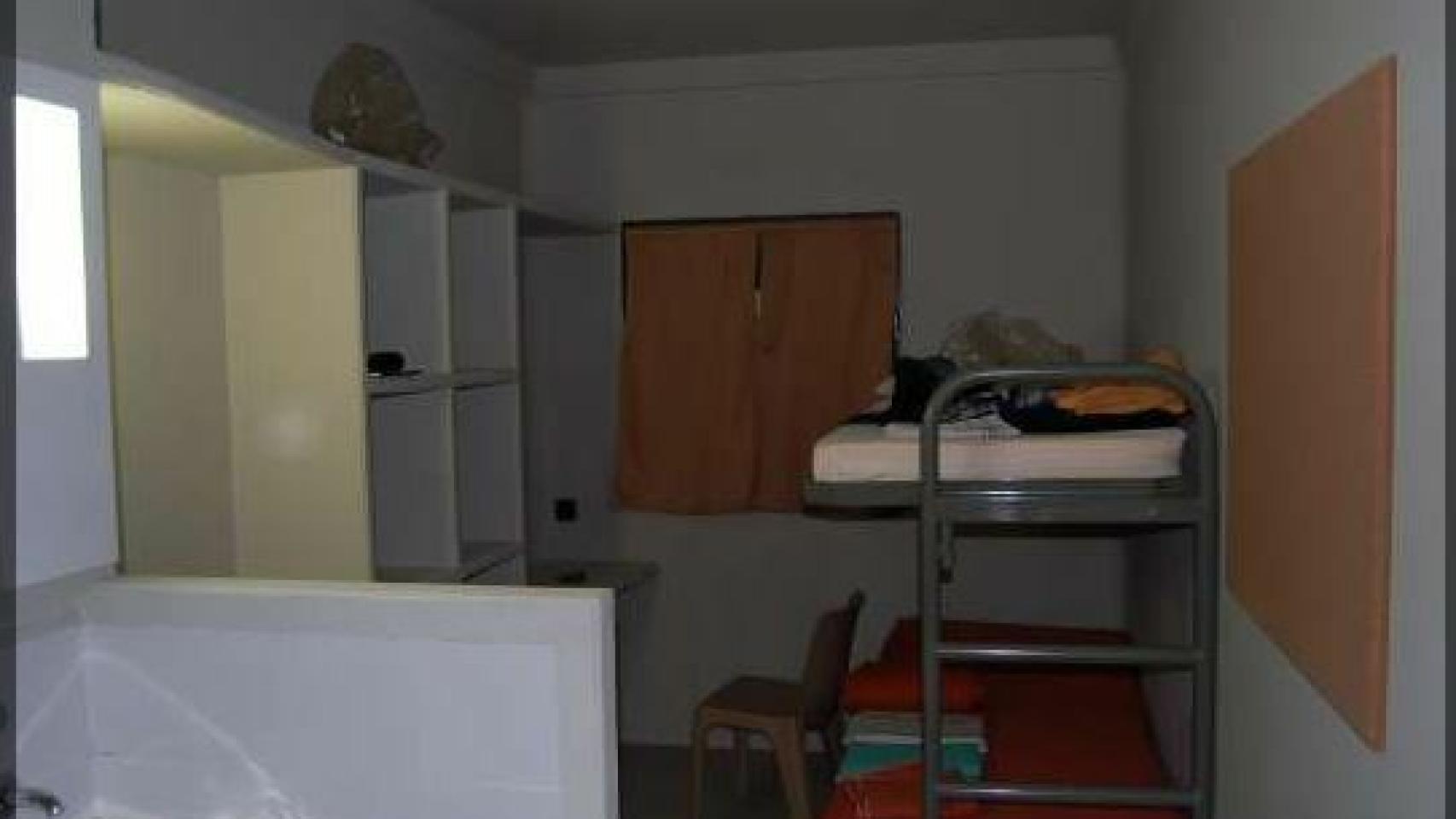 Imagen de una de las celdas del centro penitenciario de Lledoners.