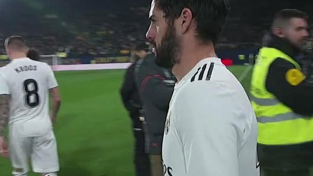 Isco, en el encuentro ante el Villarreal. Foto: Twitter (@elchiringuitotv)