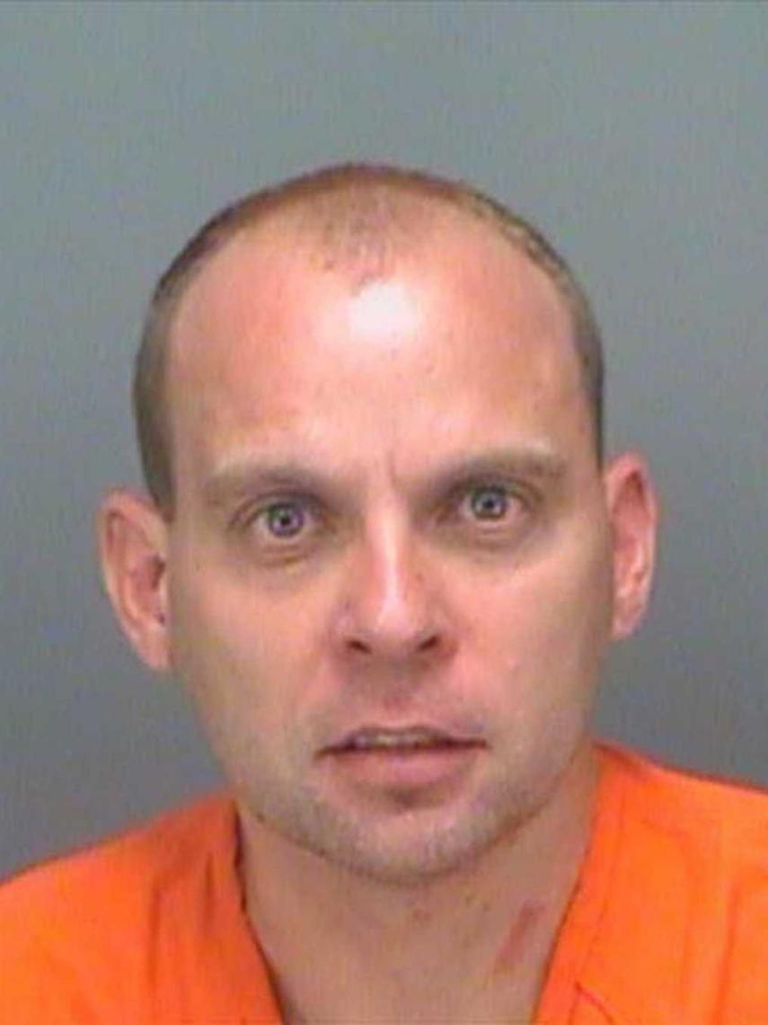 El agresor, Daniel Taylor, tras ser detenido.