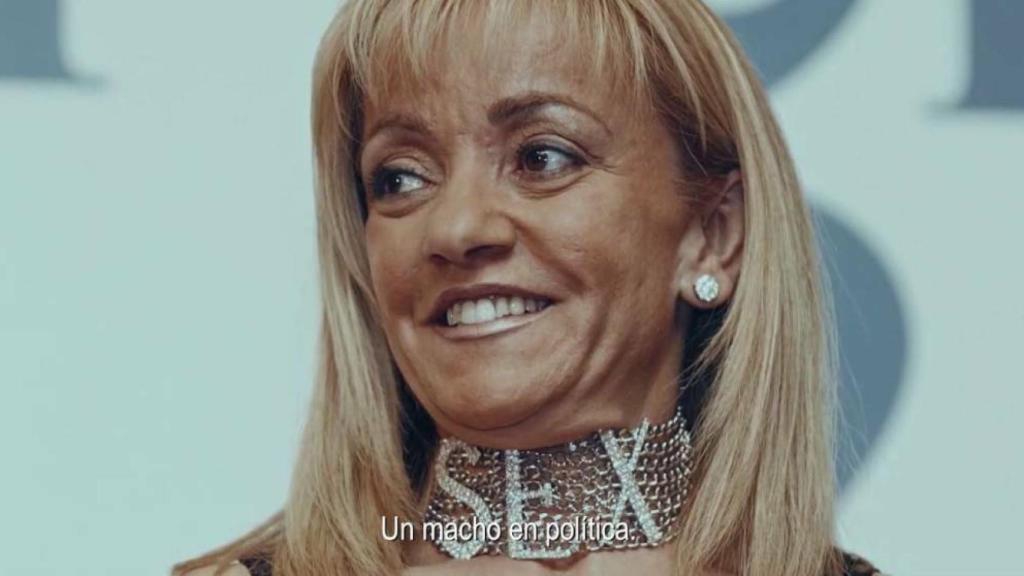 Isabel Carrasco en una imagen del 'Muerte en León'