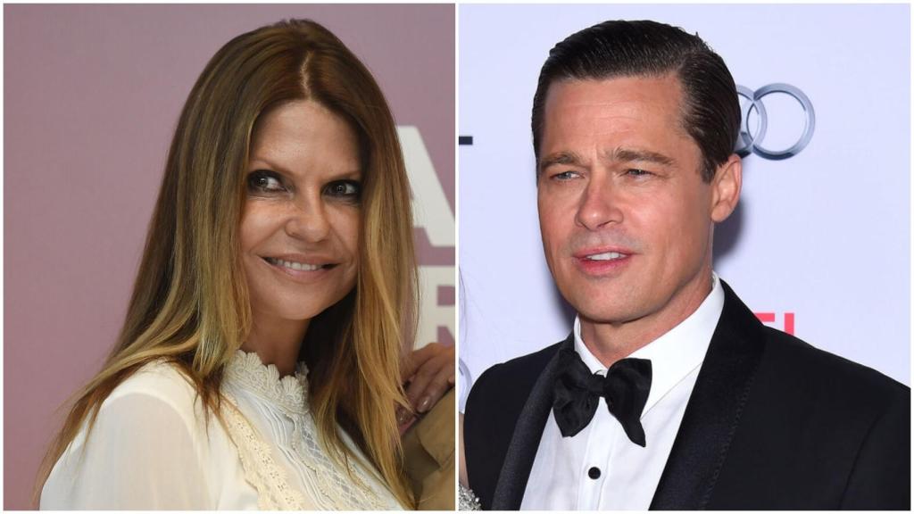 Makoke y Brad Pitt en un montaje de Jaleos.