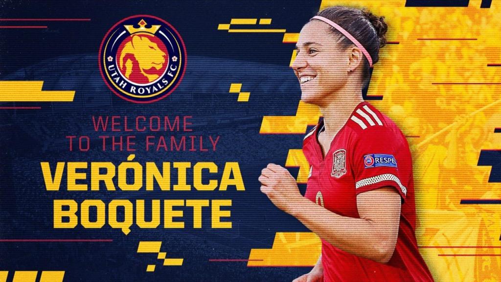 Vero Boquete, nueva jugadora del Utah Royals FC. Foto: Twitter (@UtahRoyalsFC)