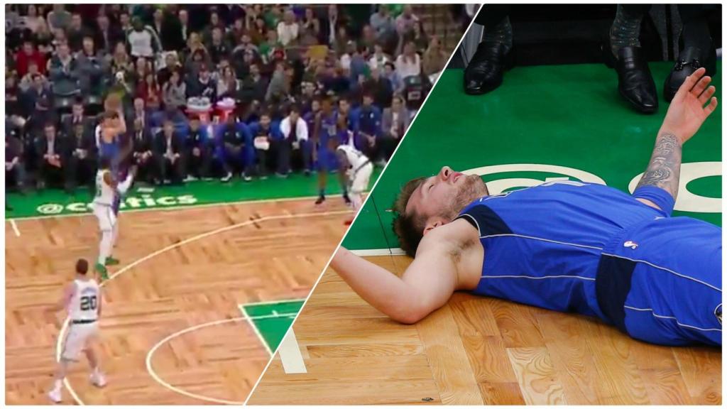 Triple sobre la bocina de Doncic