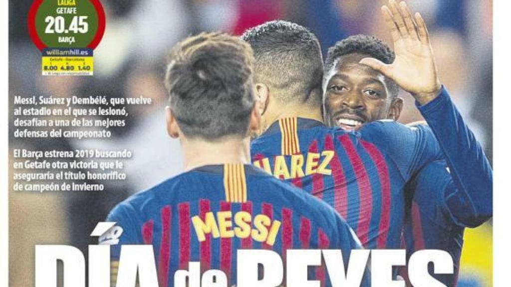 Portada Mundo Deportivo (06/01/2019)
