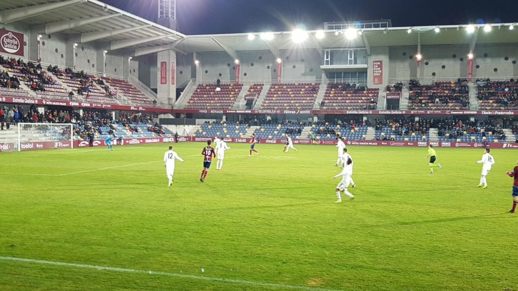 Pontevedra - Castilla. Foto: Twitter (@carlosgtome)