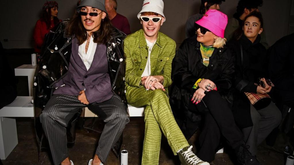 Bellerín en la Fashion Week. Foto Twitter: (@brfootball)