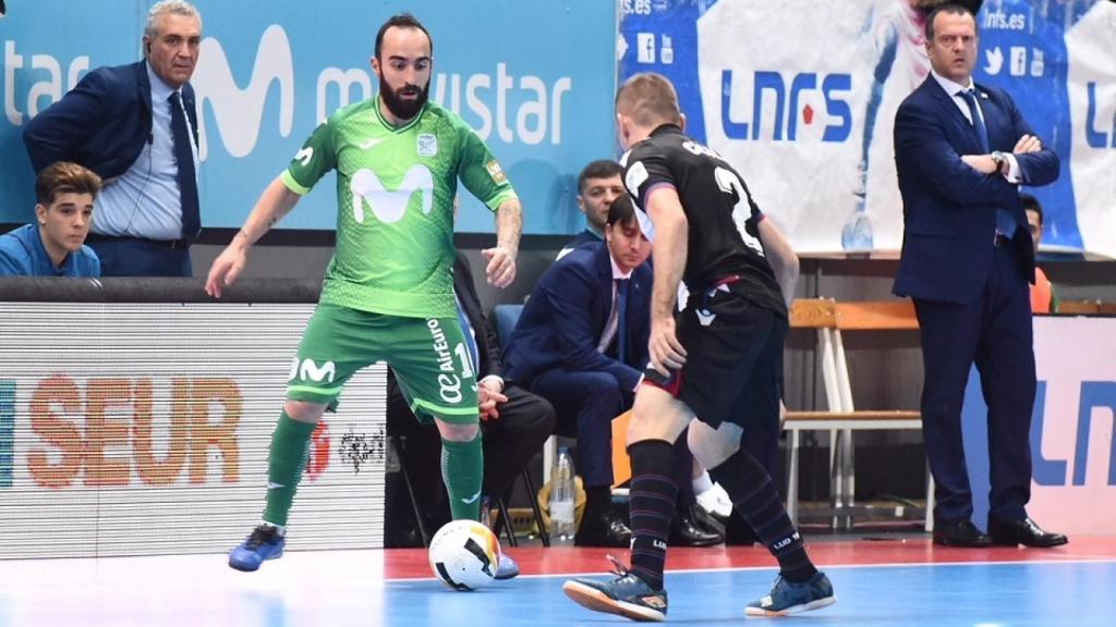 Ricardinho, en el partido ante el Levante. Foto: intermovistar.com