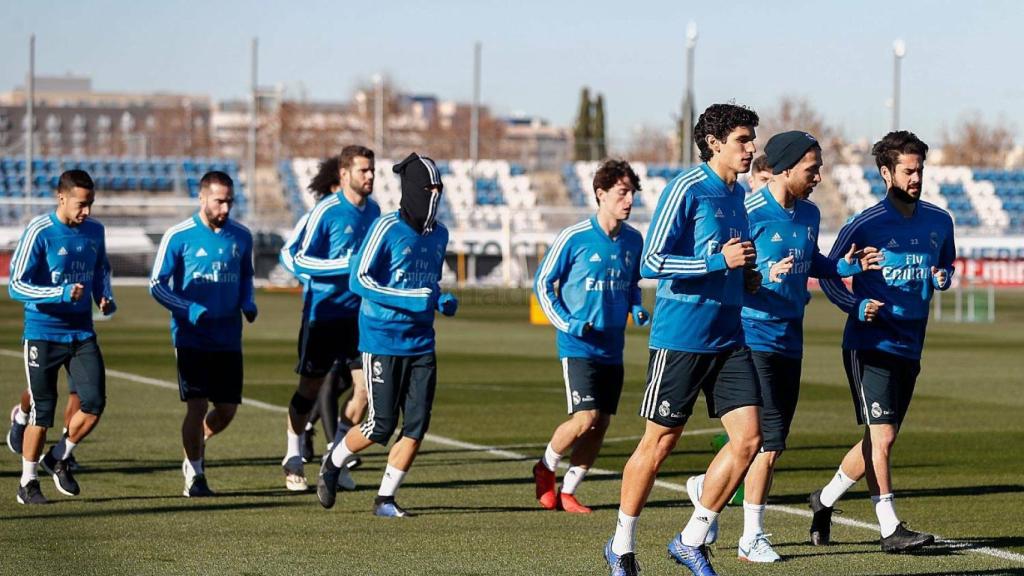 Entrenamiento del Real Madrid