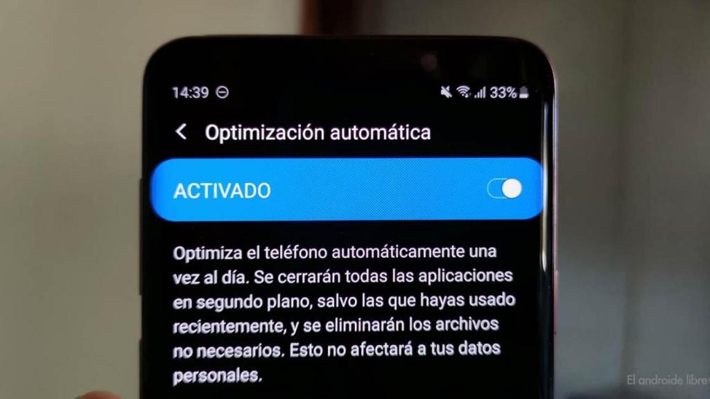 Libera espacio en tu Samsung Galaxy con la Optimización automática de One UI