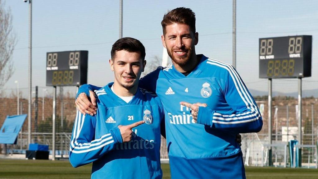 Brahim Díaz y Sergio Ramos