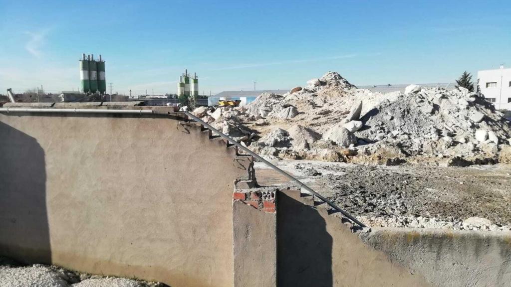 Imagen de la cementera donde los tres rotwweiler mataron al anciano de 81 años