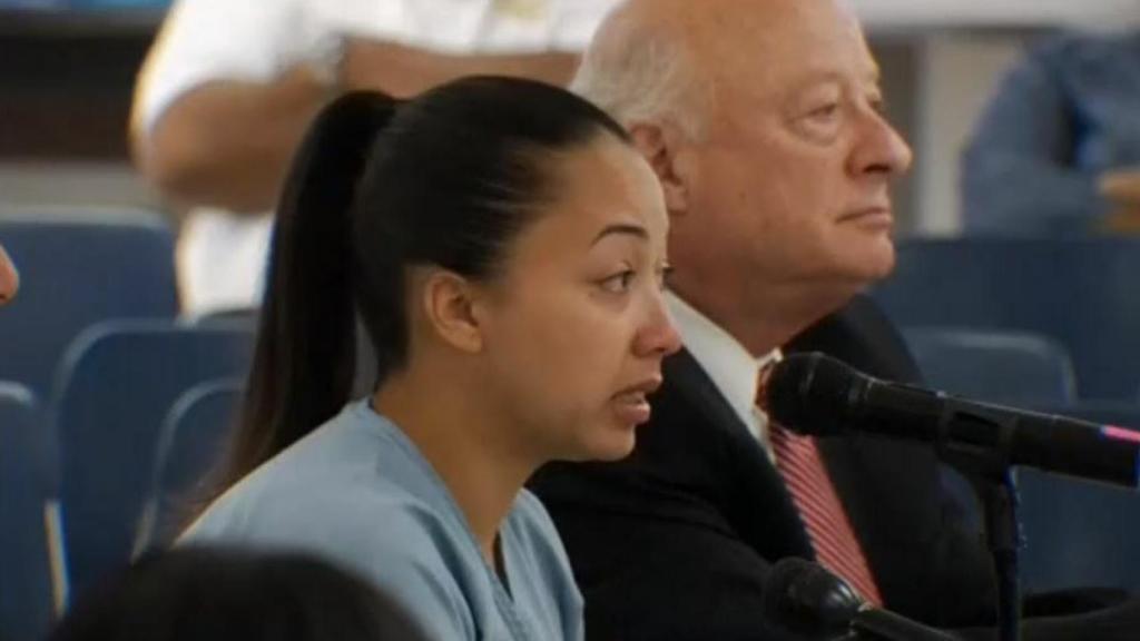 Cyntoia Brown en tribunal.