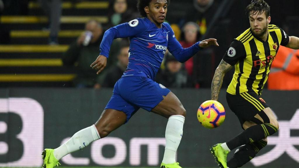 El jugador del Chelsea, Willian. Foto Twitter: (@willianborges88)