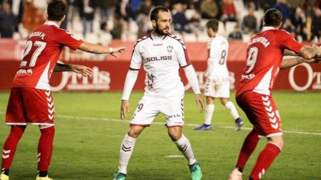 Gentilleti, del Albacete. Foto: Twitter (@AlbaceteBPSAD)