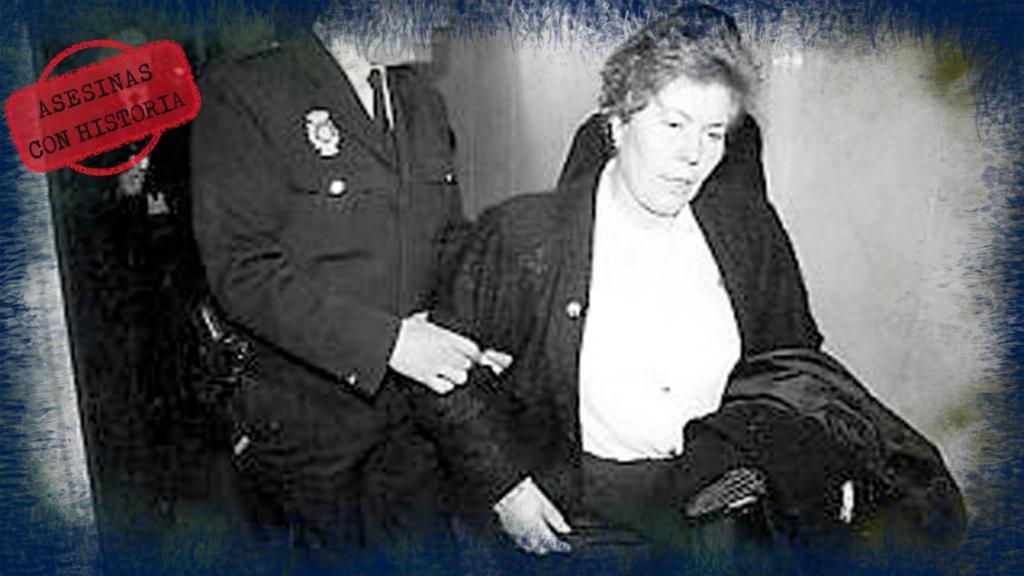 Isabel Padilla en una imagen de su detención tras haber matado a su marido y sus dos hijos