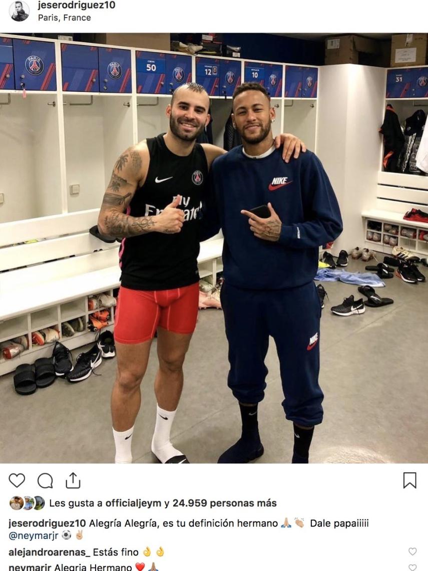 Jesé y Neymar. Foto Instagram: (@jeserodriguez10)