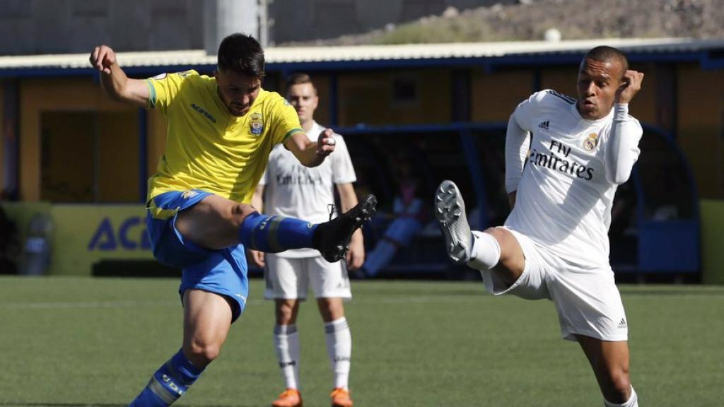 Las Palmas Atlético - Castilla. Foto: Twitter (@UDLP_CANTERA)