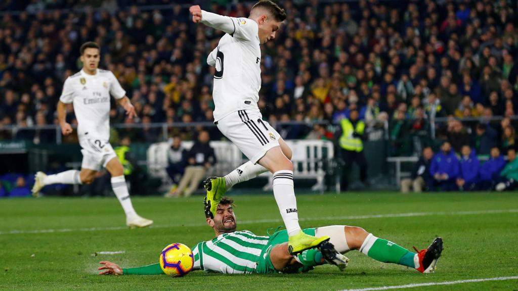 Fede Valverde, en el Betis - Real Madrid
