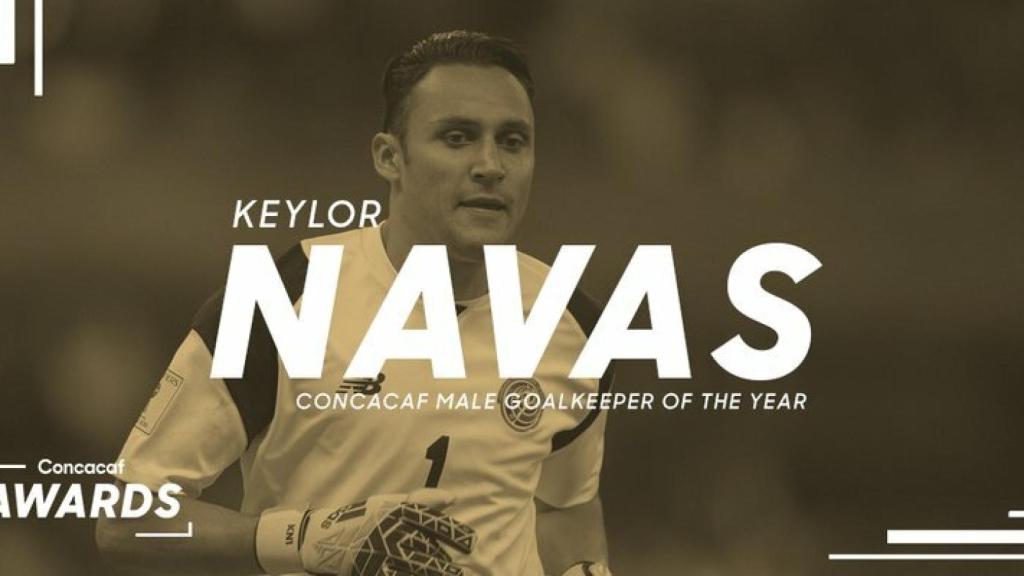 Keylor Navas, mejor portero. Foto: concacaf.com