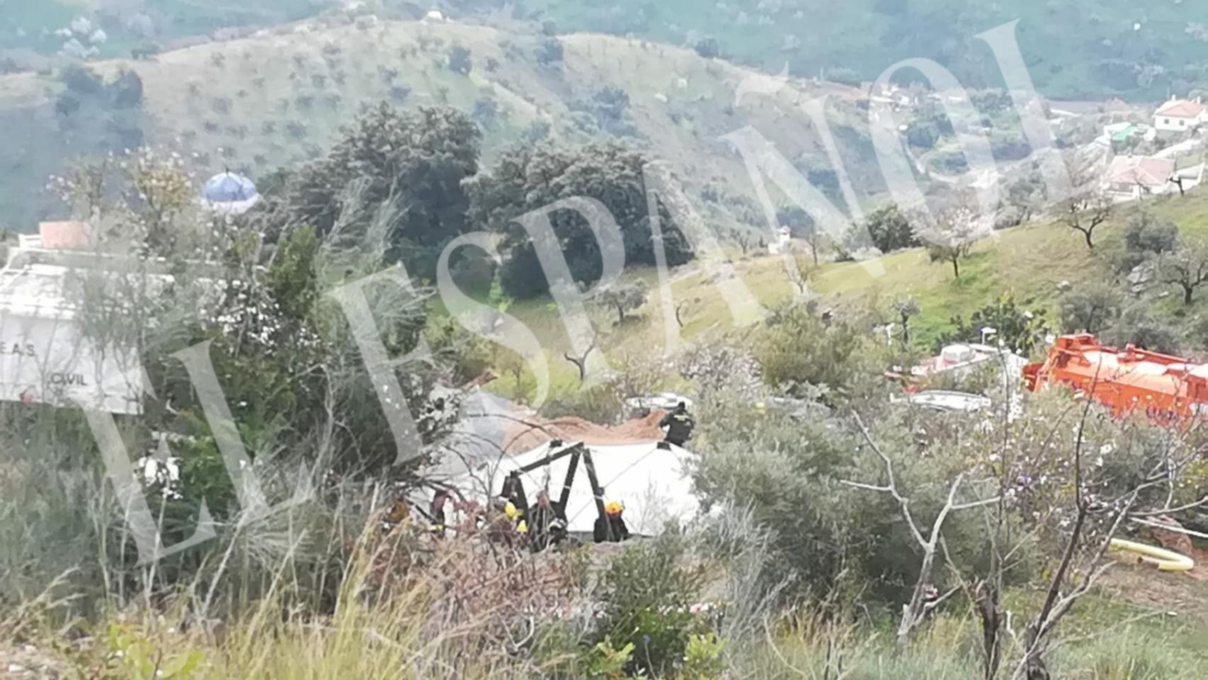 Imágenes exclusivas del rescate de Julen: un túnel horizontal desde la montaña para llegar al niño