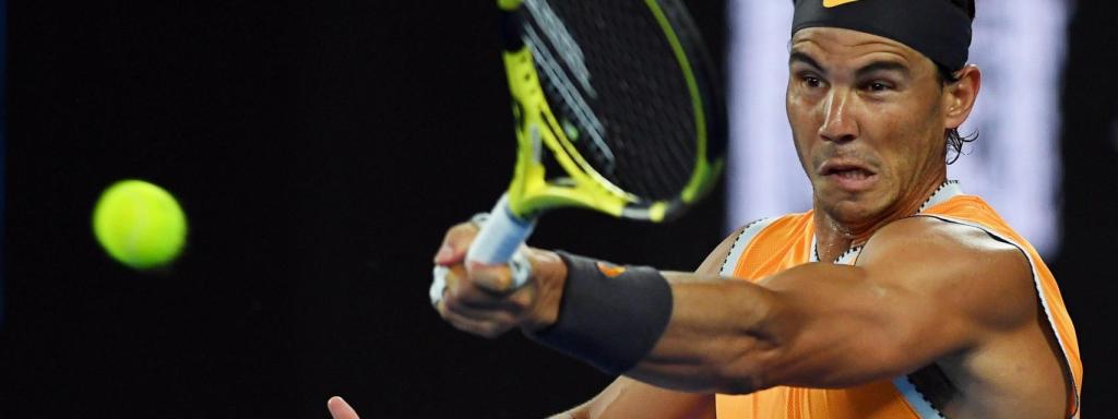 Rafa Nadal, en el Open de Australia