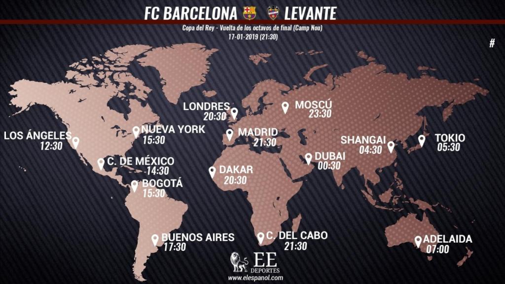 Horario Barcelona - Levante