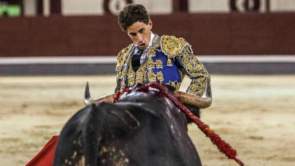 Abel Robles, en una actuación en Las Ventas