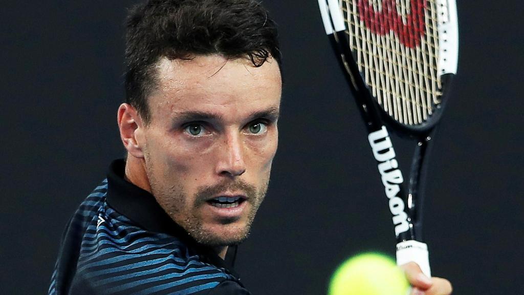 Roberto Bautista en el Open de Australia.