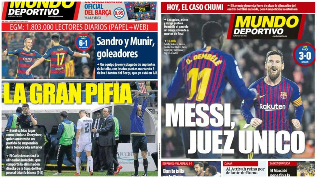 Portadas de Mundo Deportivo