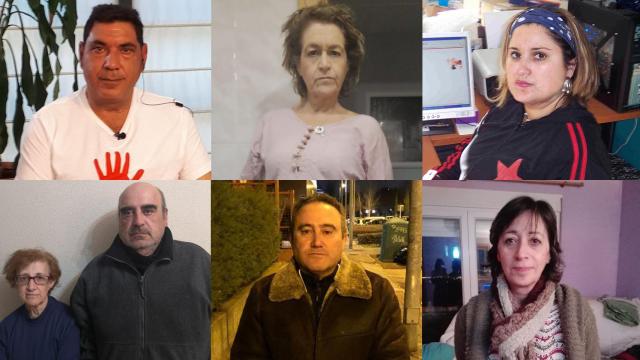 De izquierda a derecha, de arriba a abajo: Leonardo Muñoz (Andalucía); María Pilar Herrero (Cataluña); Adriana Alonso (Asturias); Maria Ángeles y Juan Francisco Rebate (Extremadura); Manuel Herrero (Castilla y León) y Begoña Alcón (Aragón)