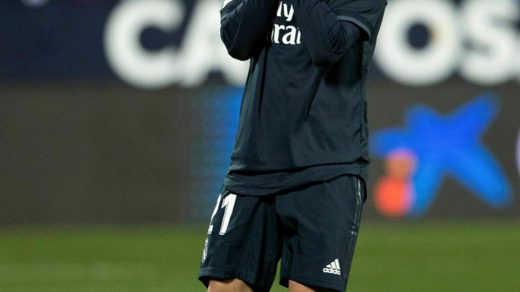 Brahim Díaz se lamenta