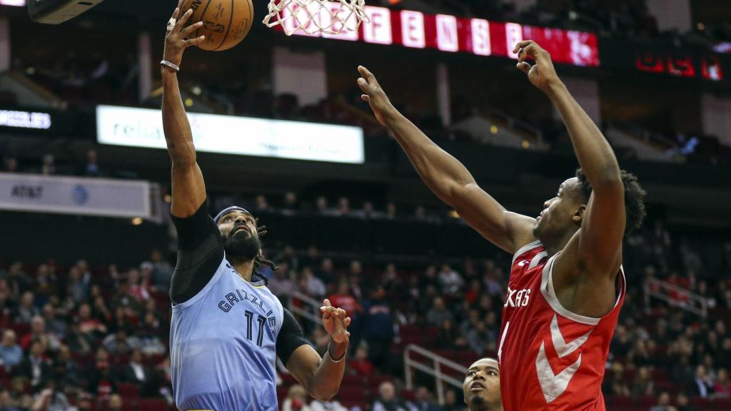 Mike Conley, durante un partido