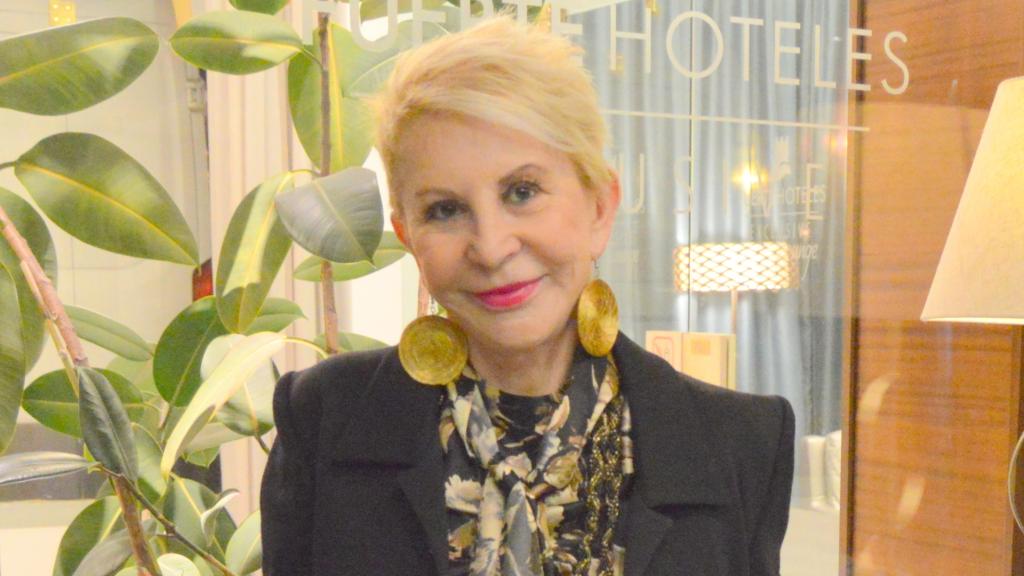 Karmele Marchante, en la entrevista en Marbella.