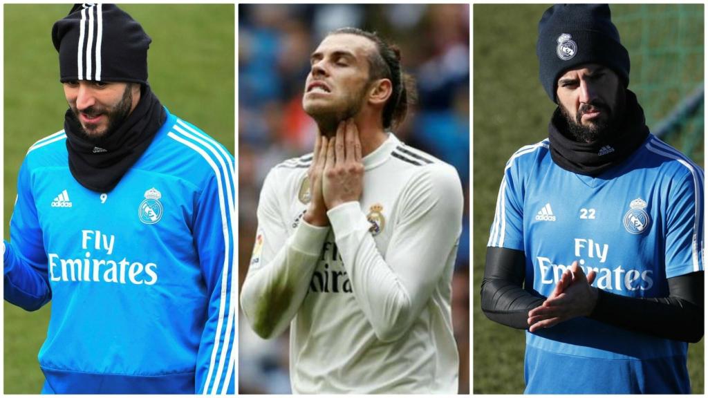 Benzema, Bale e Isco