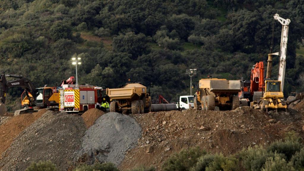 Imagen de la zona donde trabajan los equipos de rescate