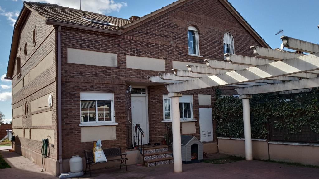 Casa en la que vivía Miriam, en Villanueva de la Torre.