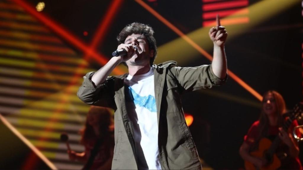 Miki, durante su actuación de 'La venda'.