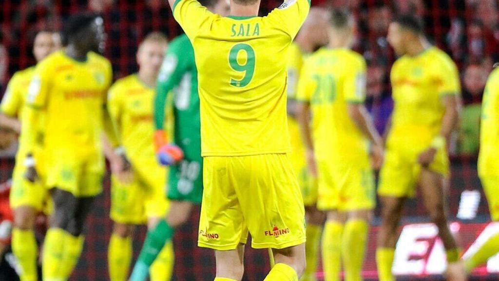 Emiliano Sala, con el Nantes. Foto: Twitter (@EmilianoSala1)