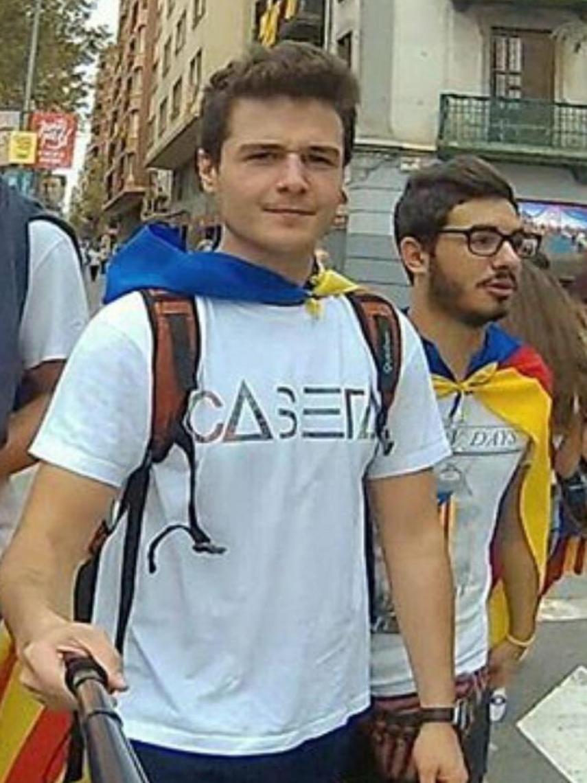 La polémica foto de Miki con la estelada.